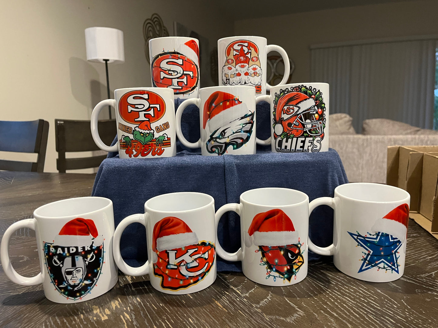 San Francisco Niner Holiday Gnomes Mug- 11oz