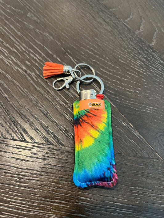 "The Lighter Buddy" Tie Die 2 Design - Vape/Lighter Accessory Keychain #TheSmokingBuddy