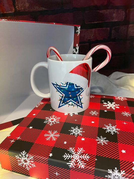Cowboys Christmas Mug- 11oz